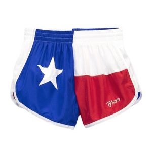 Tyler’s Texas Flag Athletic Shorts with Liner